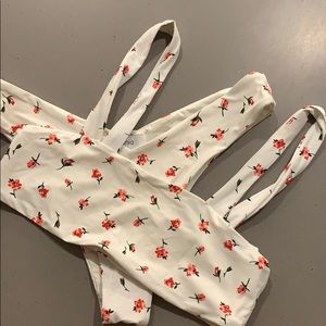 Onia cheeky bikini with floral detail